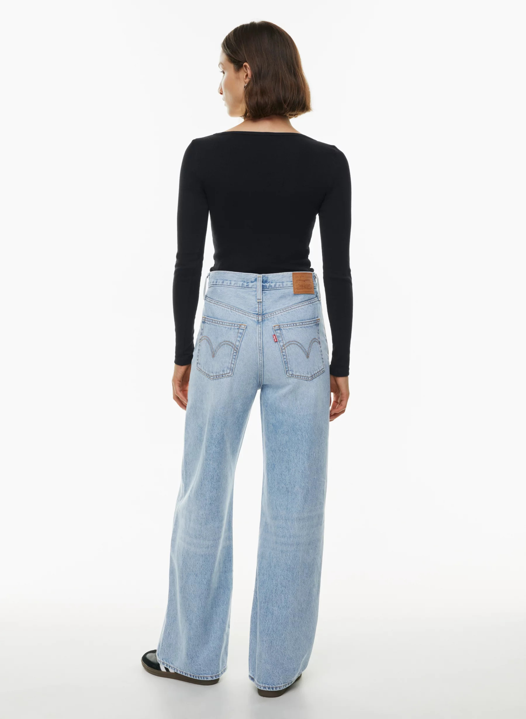RIBCAGE WIDE LEG JEAN | Aritzia