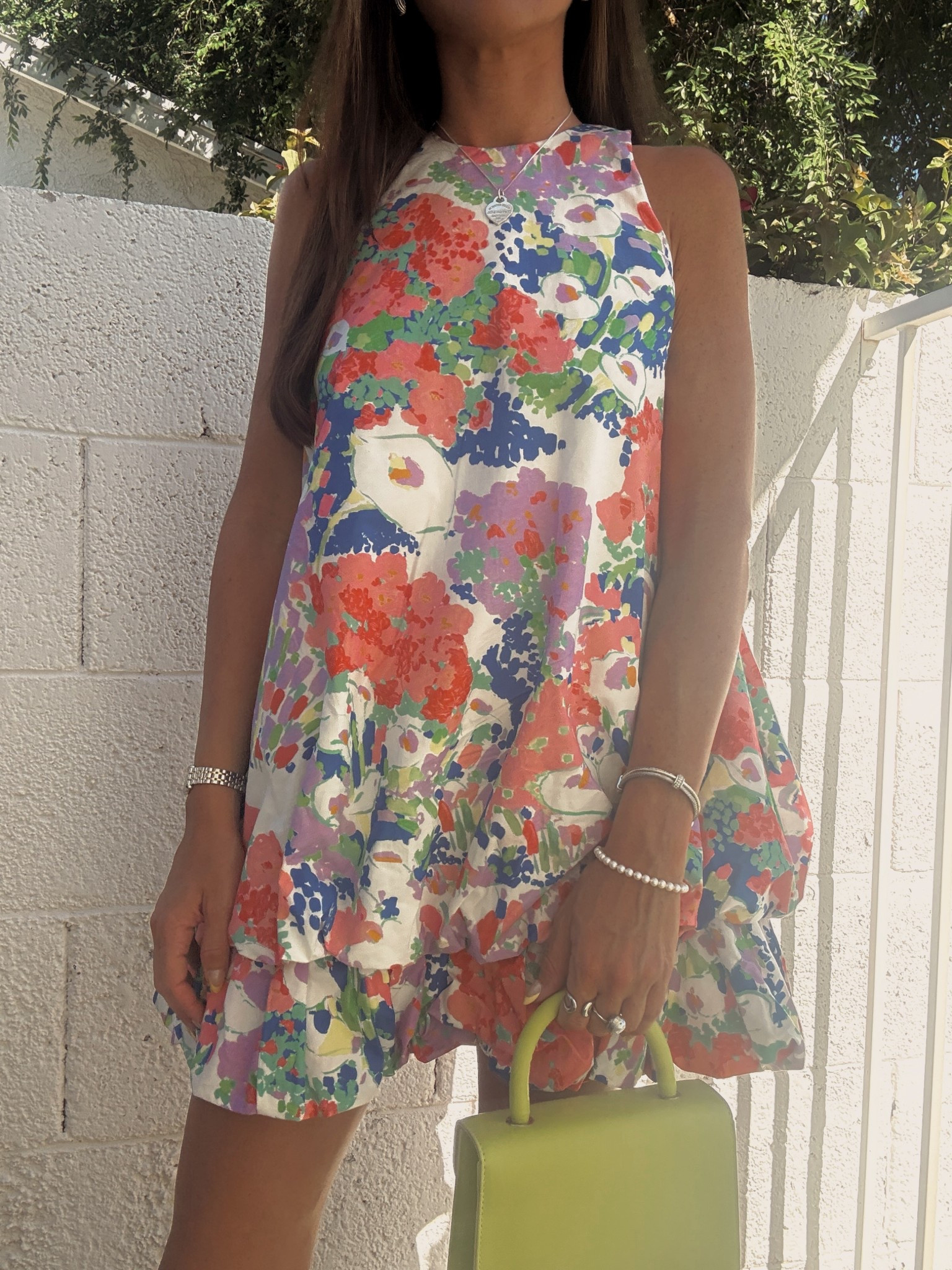 Jumping on the bubble hem trend 🫧 Easter dress | spring outfit | floral | mini dress | cocktail dress | wedding guest | pastel | vacation | summer | Maeve | Anthropologie 

#LTKWedding #LTKSeasonal #LTKootd