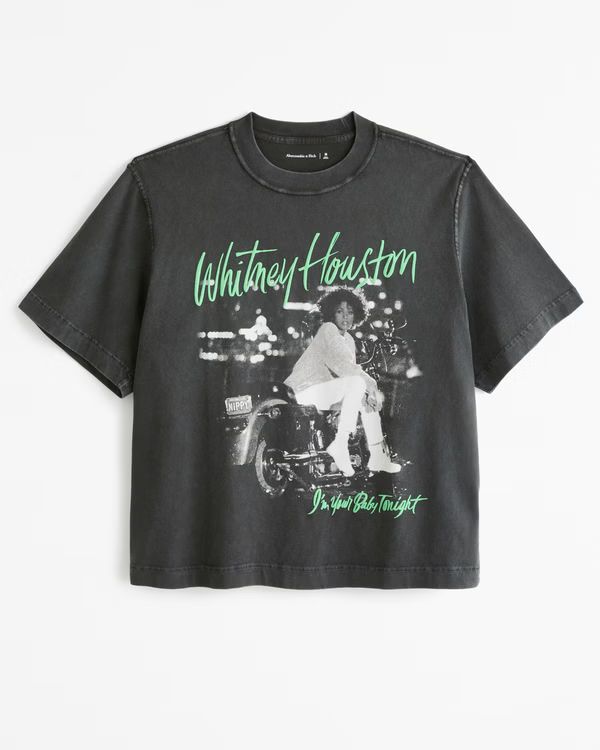 Gender Inclusive Vol. 28 Cropped Whitney Houston Graphic Tee | Gender Inclusive Gender Inclusive ... | Abercrombie & Fitch (US)
