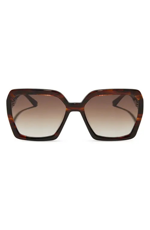 DIFF Sloane 54mm Square Sunglasses in Brown Gradient at Nordstrom | Nordstrom