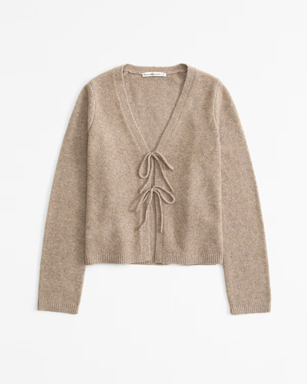 Women's Tie-Front Cardigan | Women's | Abercrombie.com | Abercrombie & Fitch (US)