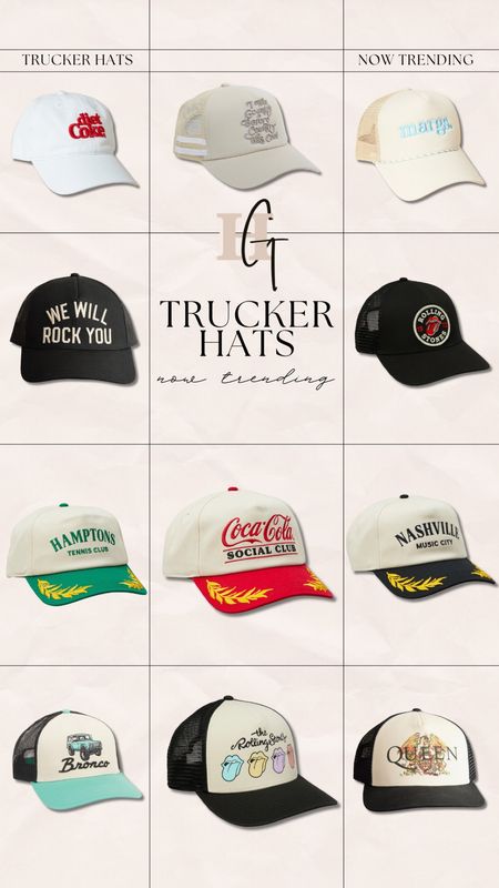 Trucker hats // now trending🫶🏼🤎🌼 & so easy & fun to style!!

Altard state / Kenz kustomz / Holley Gabrielle 

#LTKSaleAlert #LTKFindsUnder50 #LTKStyleTip