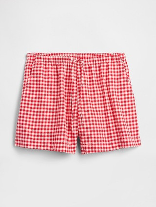 4" Pull-On Linen-Blend Shorts | Gap Factory
