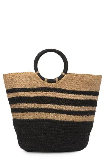 Striped Straw Beach Tote | Nordstrom Rack