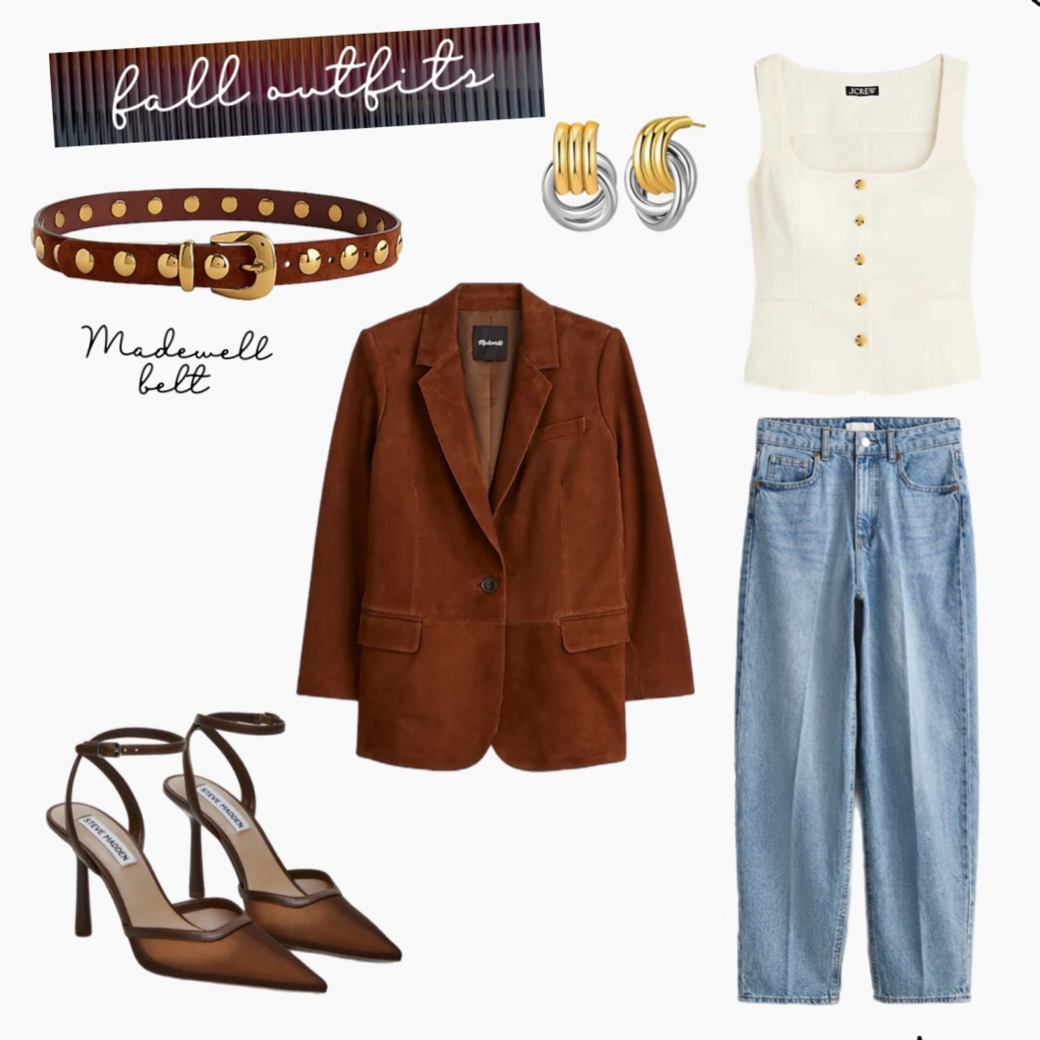 Fall Outfit ideas!! Cute transitional summer to fall outfits with the trending madewell  studded belt❤️

Fall outfits 
#h&m #hm #samadelman #amazon
#fallfashion #fashion #fall #ootd #style #fallvibes #fallstyle #fashionblogger #shoplocal #shopsmall #autumn #fashionista #falloutfits #boutique #instafashion #fashionstyle #boutiqueshopping #sweaterweather #winterfashion #smallbusiness #streetstyle #outfitoftheday #autumnvibes #love #onlineshopping #styleinspo #fallcolors #handmade #falloutfit #womensfashion
#madewell #belts #suede #styleinspo 

#LTKStyleTip #LTKFindsUnder100 #LTKShoeCrush