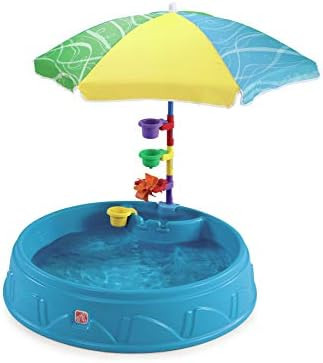 Step2 Play & Shade Pool for Toddlers | Plastic Kids Outdoor Pool, Multicolor | Amazon (US)