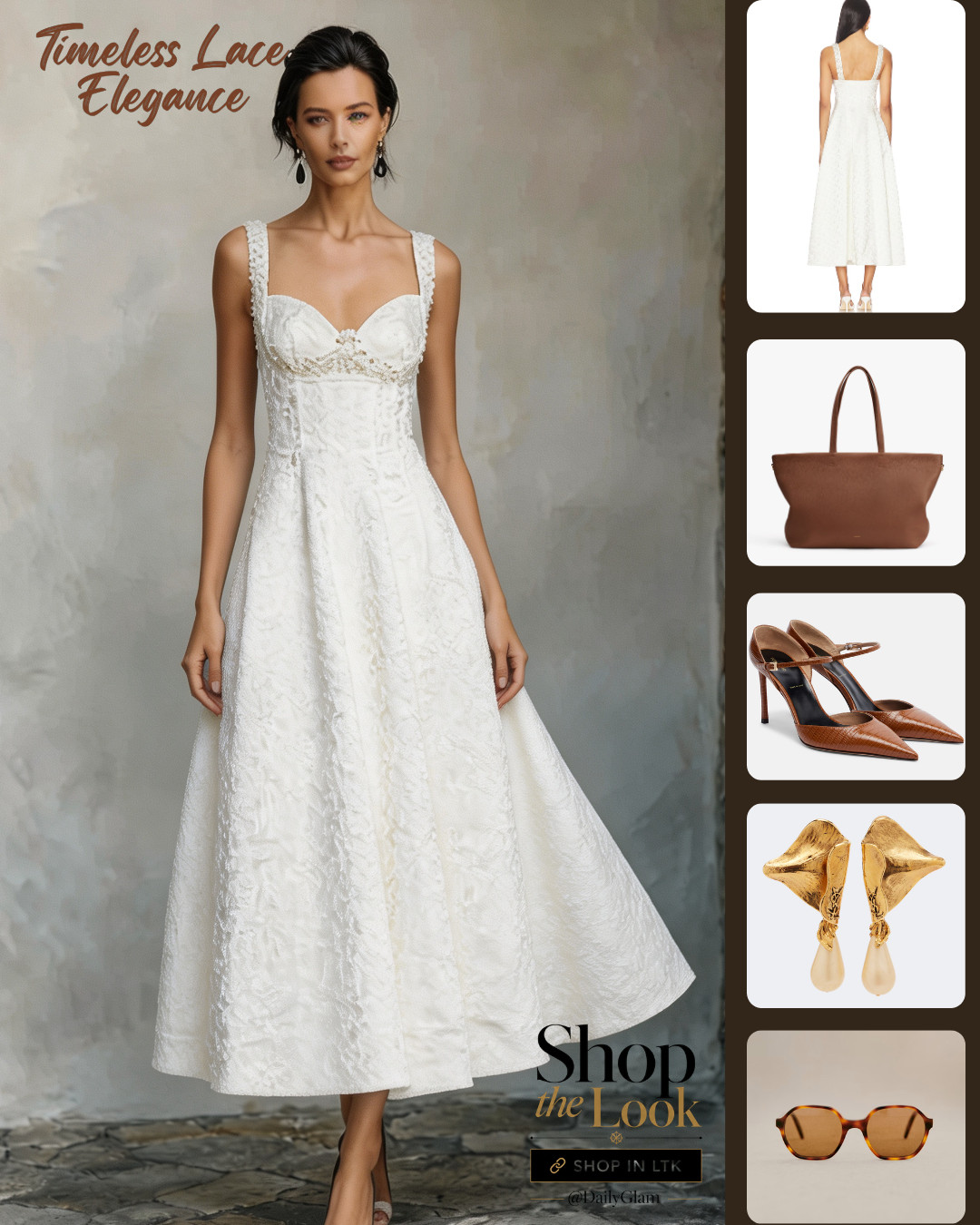Elegant White Textured Midi Dress for Timeless Occasion Wear

#WhiteMidiDress
#ElegantDress
#OccasionWear
#TexturedDress
#SummerPartyOutfit 

 #LTKootd #LTKOver40 #LTKWedding
