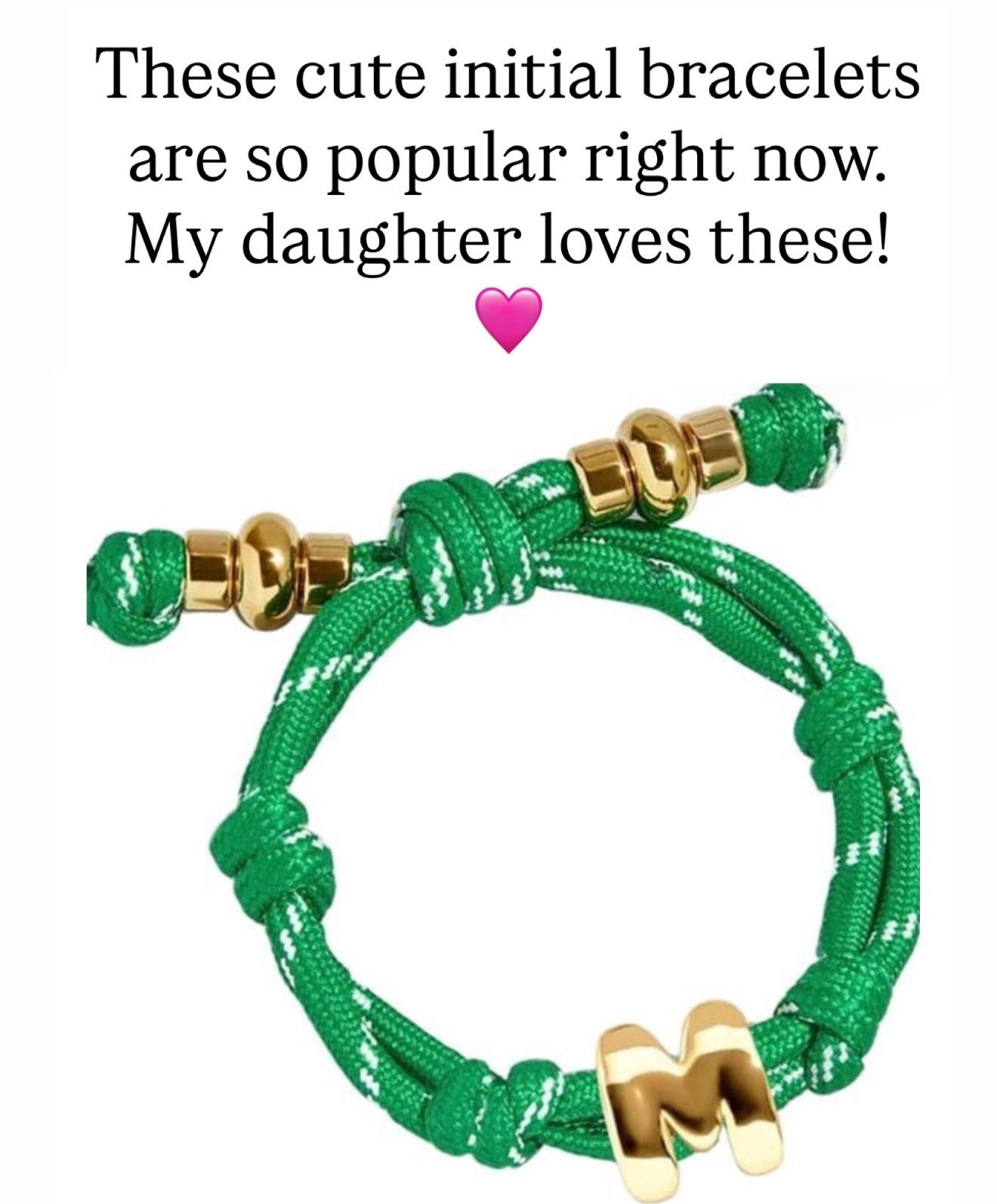 I love this rope initial bracelet

#LTKKids