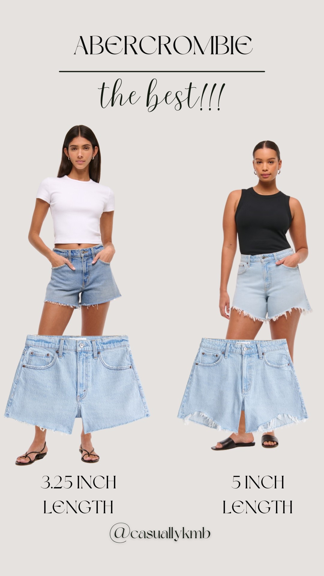 Abercrombie has the BEST shorts! They come in many styles, lengths and sizes! 
✨They are on sale and you can save an additional with code AFSPRING



#LTKSpringSale #LTKStyleTip #LTKFindsUnder100

#LTKSaleAlert #LTKSpringSale #LTKFindsUnder100