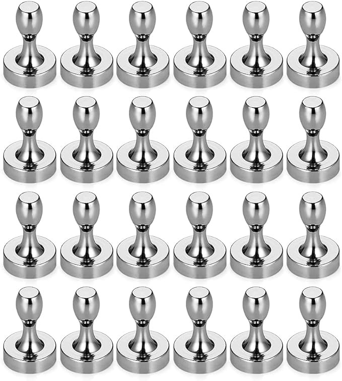 BTLIN Small Fridge Magnets Strong, Mini Metal Magnetic Push Pins for Kitchen Refrigerator Magneti... | Amazon (US)