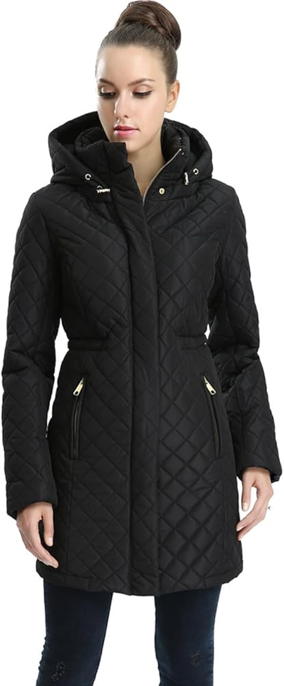 BGSD Women Angela Waterproof Quilted Parka Coat Novelty Winter Jacket - Regular & Plus Size | Amazon (US)
