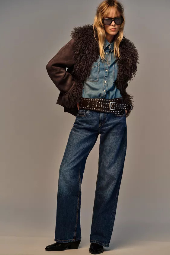 DOUBLE-FACED FAUX FUR JACKET | Zara US