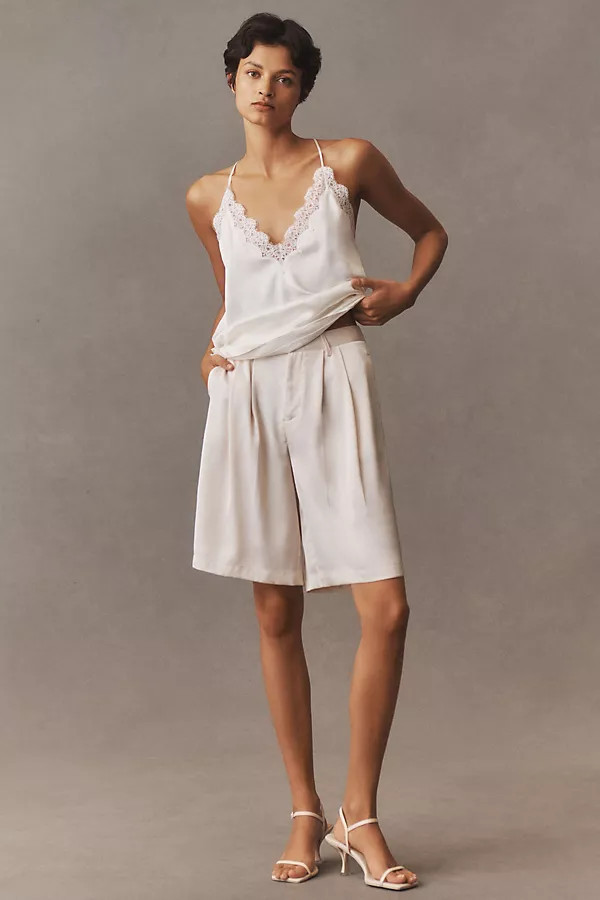 Everly Silk Lace Cami | Anthropologie (US)