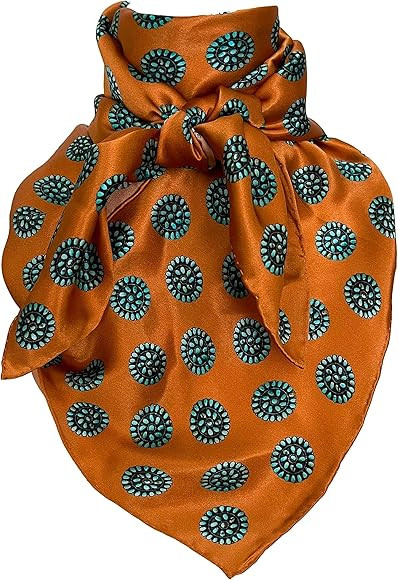 Cowtown Wild Rags Silk Scarf (34 inches) Cowboy Bandana 100% Silk Scarves for Men and Women | Nec... | Amazon (US)