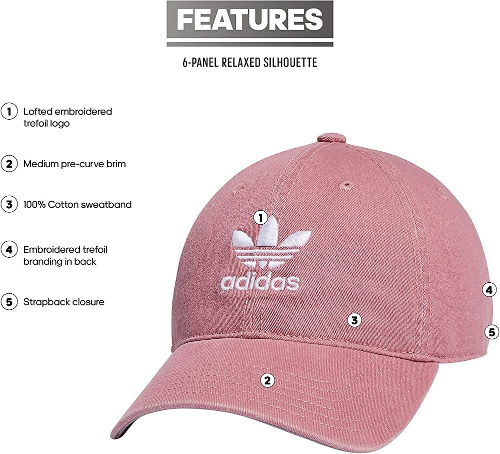 adidas Originals Men's Relaxed Fit Strapback Hat | Amazon (US)