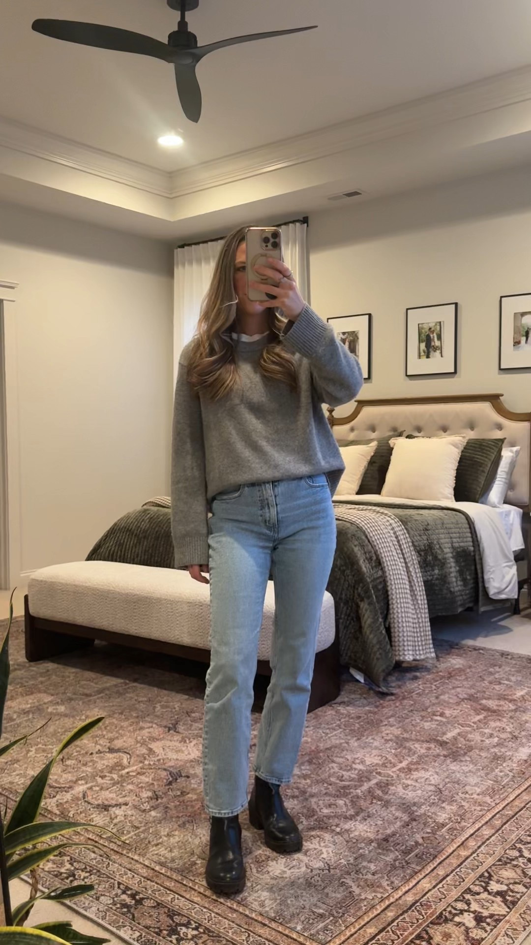 If you’re hunting for the softest cashmere sweater — this is it. 🤍
The Quince Mongolian Cashmere Boyfriend Sweater feels luxe but affordable (under $60!). Paired with Abercrombie ankle straight jeans (25R) and Amazon Chelsea boots for a classic winter outfit I’ve been living in.
Use code INFG-25SIMPLYCHICMAMA10 for 10% off your Quince order.

#QuinceCashmere #ClassicStyle #CapsuleWardrobe #LTKWinterStyle #MinimalMomStyle



#LTKootd #LTKgrwm #LTKmomlife