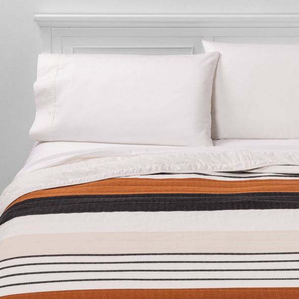 Stripe Woven Yarn Dye Quilt Cream - Project 62™ + Nate Berkus™ | Target