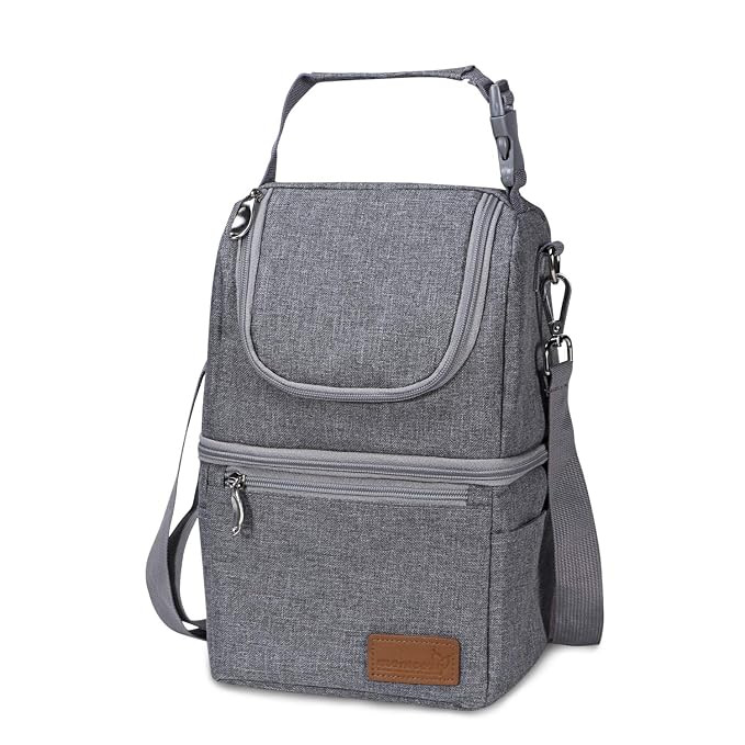 Momcozy Insulated Baby Bottle Bag, Multi-Function Breastmilk Cooler Bag, Fit as Wine Carrier or f... | Amazon (US)