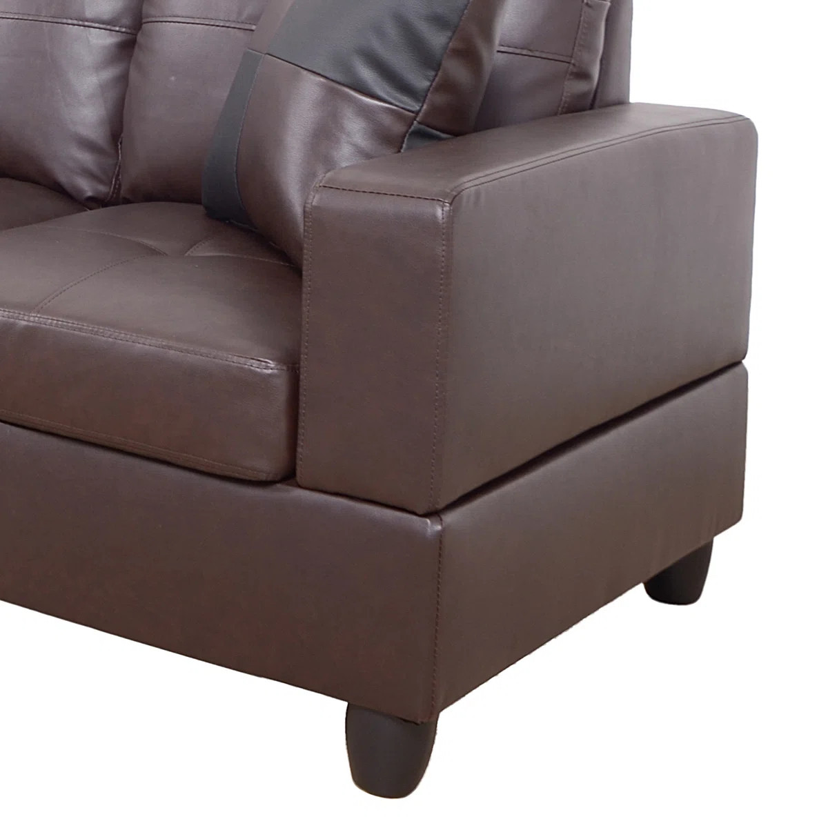 Mavretta Faux Leather Sectional | Wayfair North America