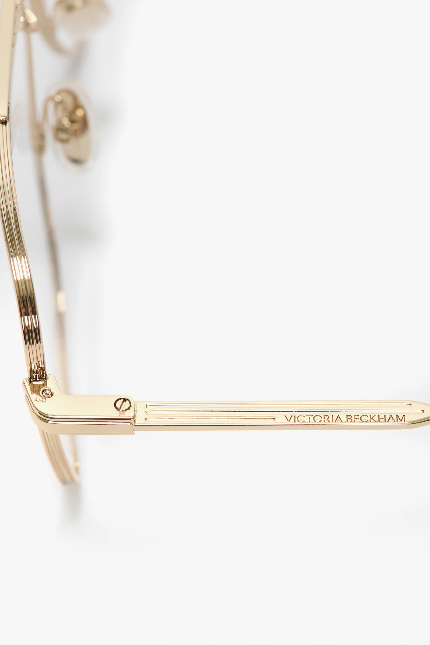 Fine Double Bridge Optical In Gold | Victoria Beckham UK