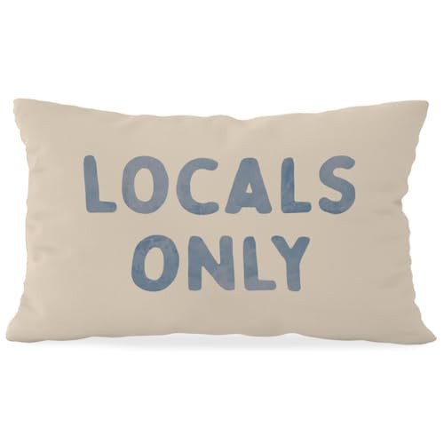 Wheatwin Beachy Surf Throw Pillow Cover 12x20, Blue Coastal Surf Room Decor, Outdoor Lumbar Pillow Cover, Preppy Beach Bar Sofa Couch Decor | Amazon (US)