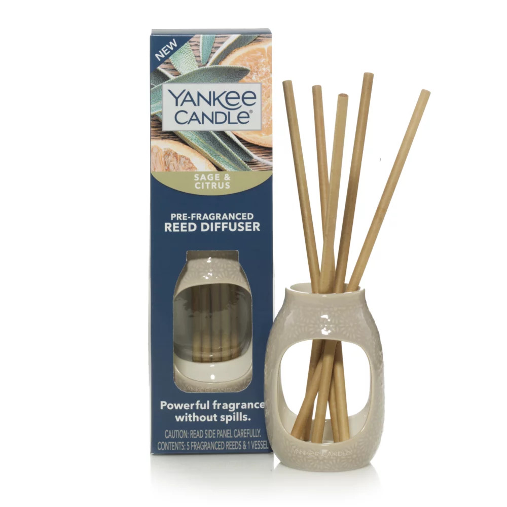 Sage & Citrus Pre-Fragranced Reed Diffusers - Pre-Fragranced Reed Diffusers | Yankee Candle | Yankee Candle