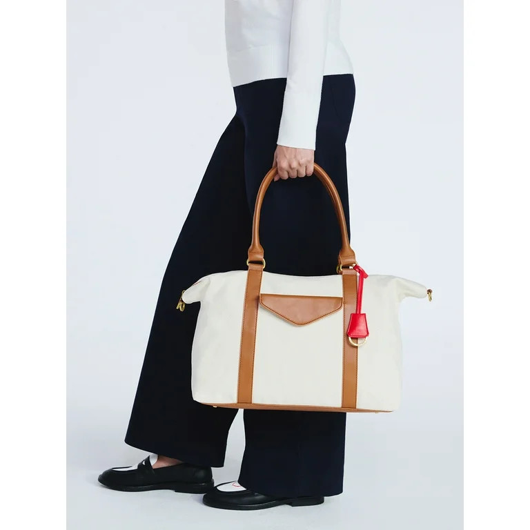 Free Assembly Women's Canvas Duffle Bag, Canvas | Walmart (US)