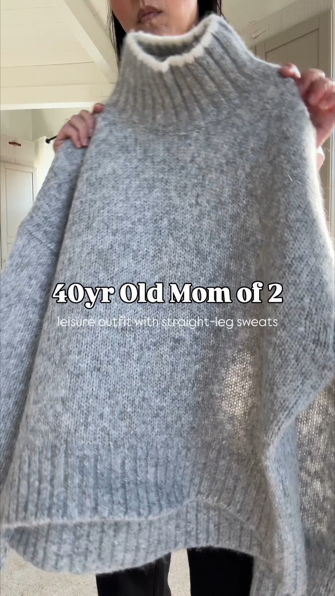 40yr old mom of 2 leisure outfit without leggings. 

Aritzia cropped puffer xs
Madewell turtleneck xs
Eileen Fisher Bella Sweats Small (old)
Adidas samba 5 womens
Varley beanie
YSL sunglasses
Amazon sling bag

#LTKmomlife #LTKgrwm #LTKPetite