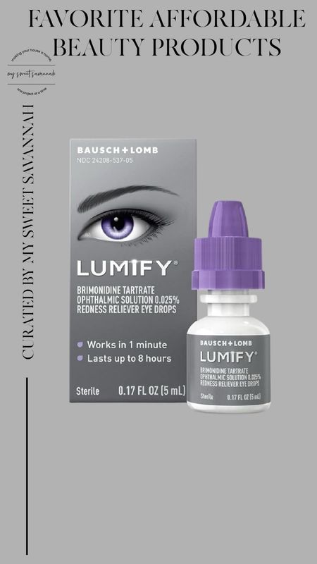 This makes your eyes POP! Turns the whites of your eyes the whitest they’ve ever been. I use this daily! Lasts for 8 hours. You’ll be shocked at how well this works! 

#LTKBeauty #LTKFindsUnder50 #LTKTravel