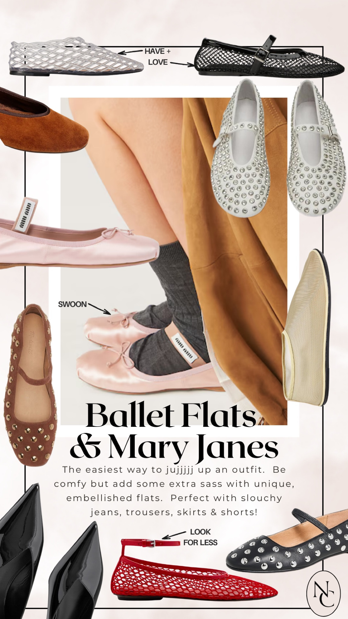 Style but give me all the comfort! My roundup of flats!

Flats, Maryjane's, ballet flats, shoes, workwear, Nicole Colee 

#LTKStyleTip #LTKOver40 #LTKShoeCrush