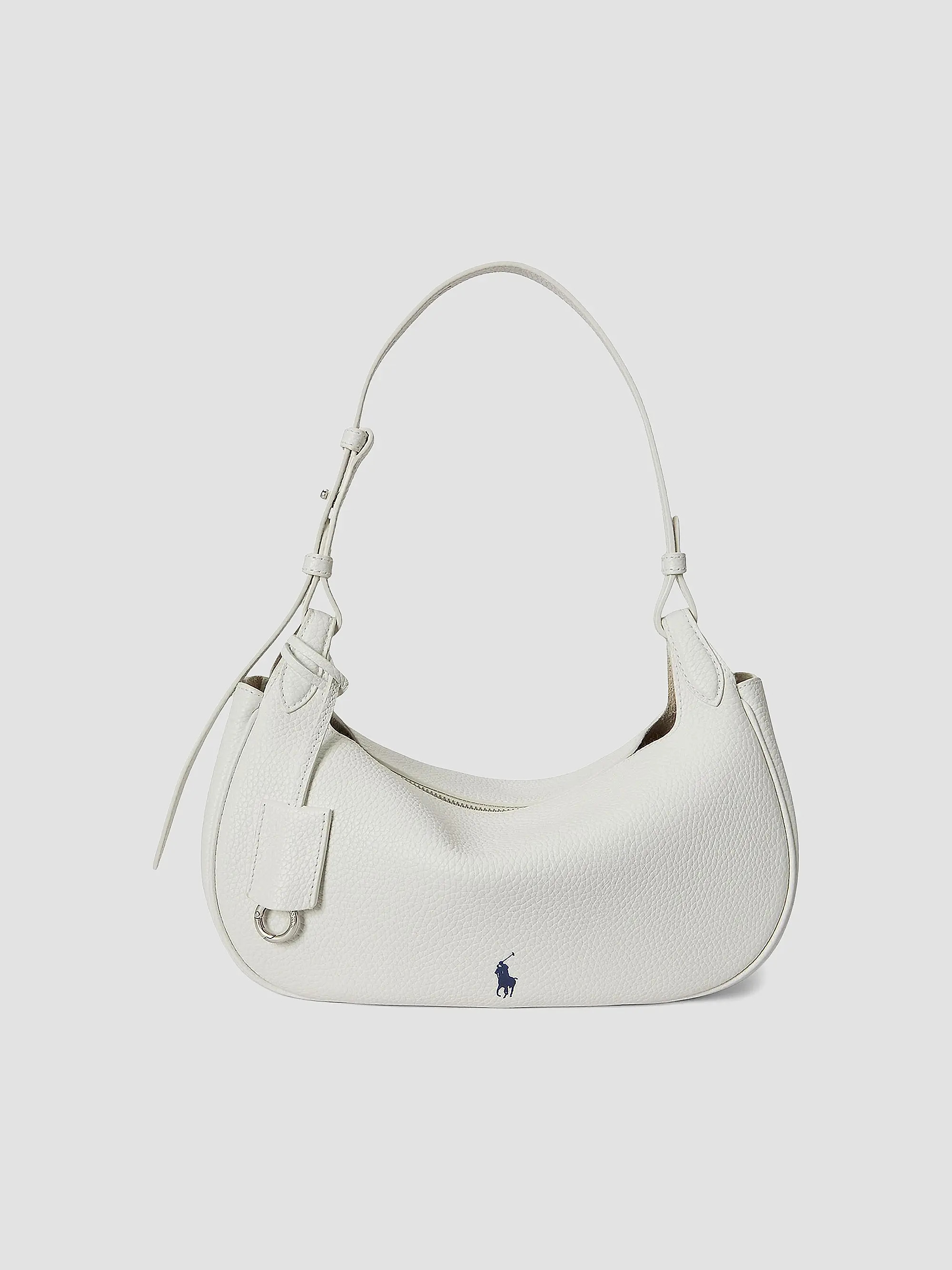 Polo Ralph Lauren Pebbled Leather Shoulder Bag | Saks Fifth Avenue | Saks Fifth Avenue