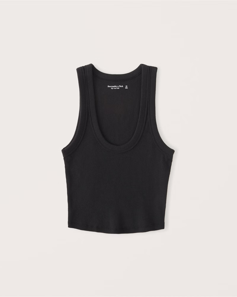 Essential Scoopneck Tank | Abercrombie & Fitch (US)