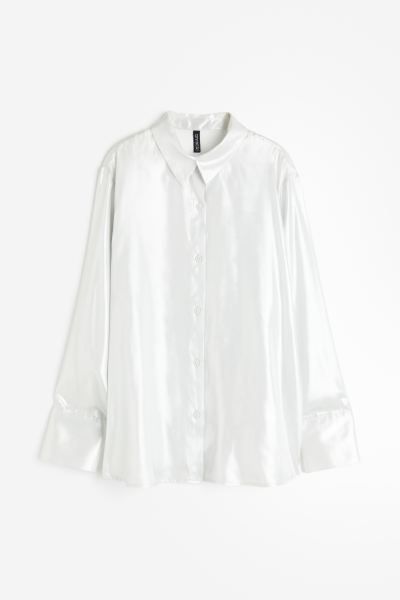 Satin shirt | H&M (UK, MY, IN, SG, PH, TW, HK)