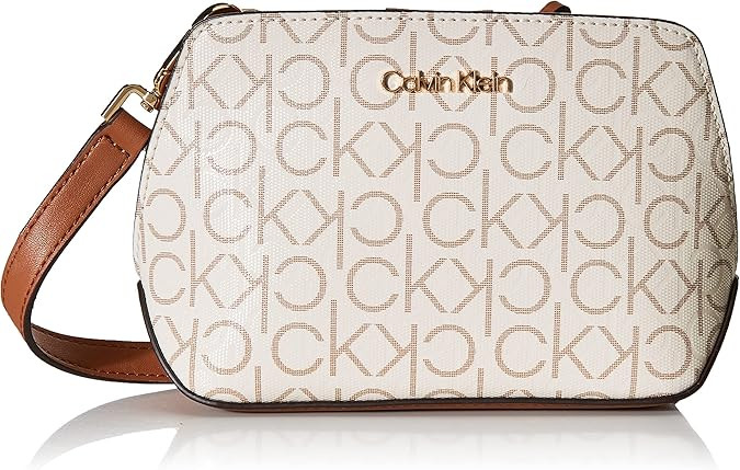 Calvin Klein womens Lucy Triple Compartment Crossbody | Amazon (US)