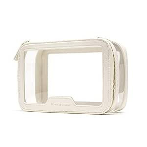 Rownyeon Clear Makeup Case Toiletry Bag Multipurpose Travel Makeup Train Case Portable Cosmetic O... | Amazon (US)