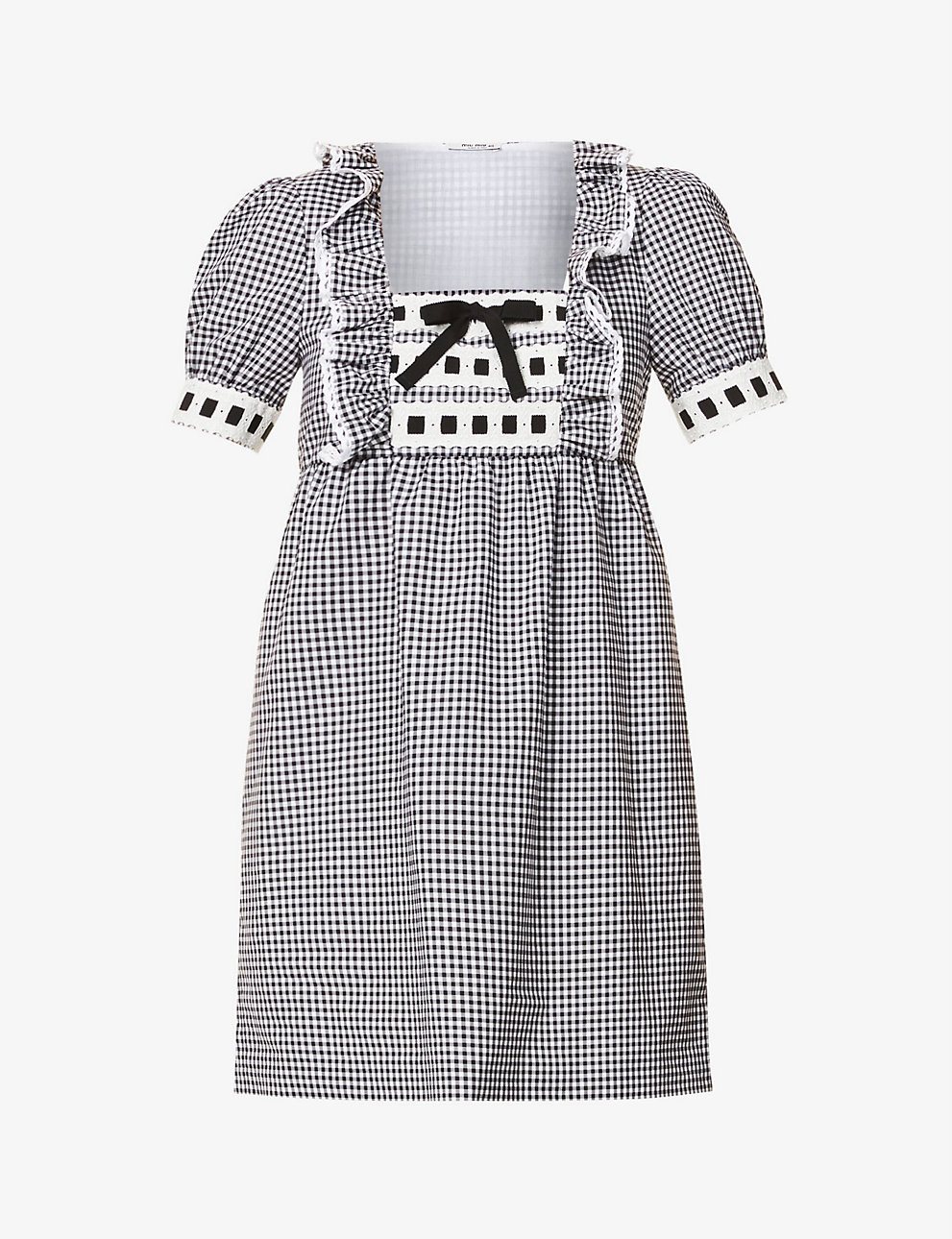 NEW SEASON
      

      
        
          
            MIU MIU
          
          Bow-trimme... | Selfridges