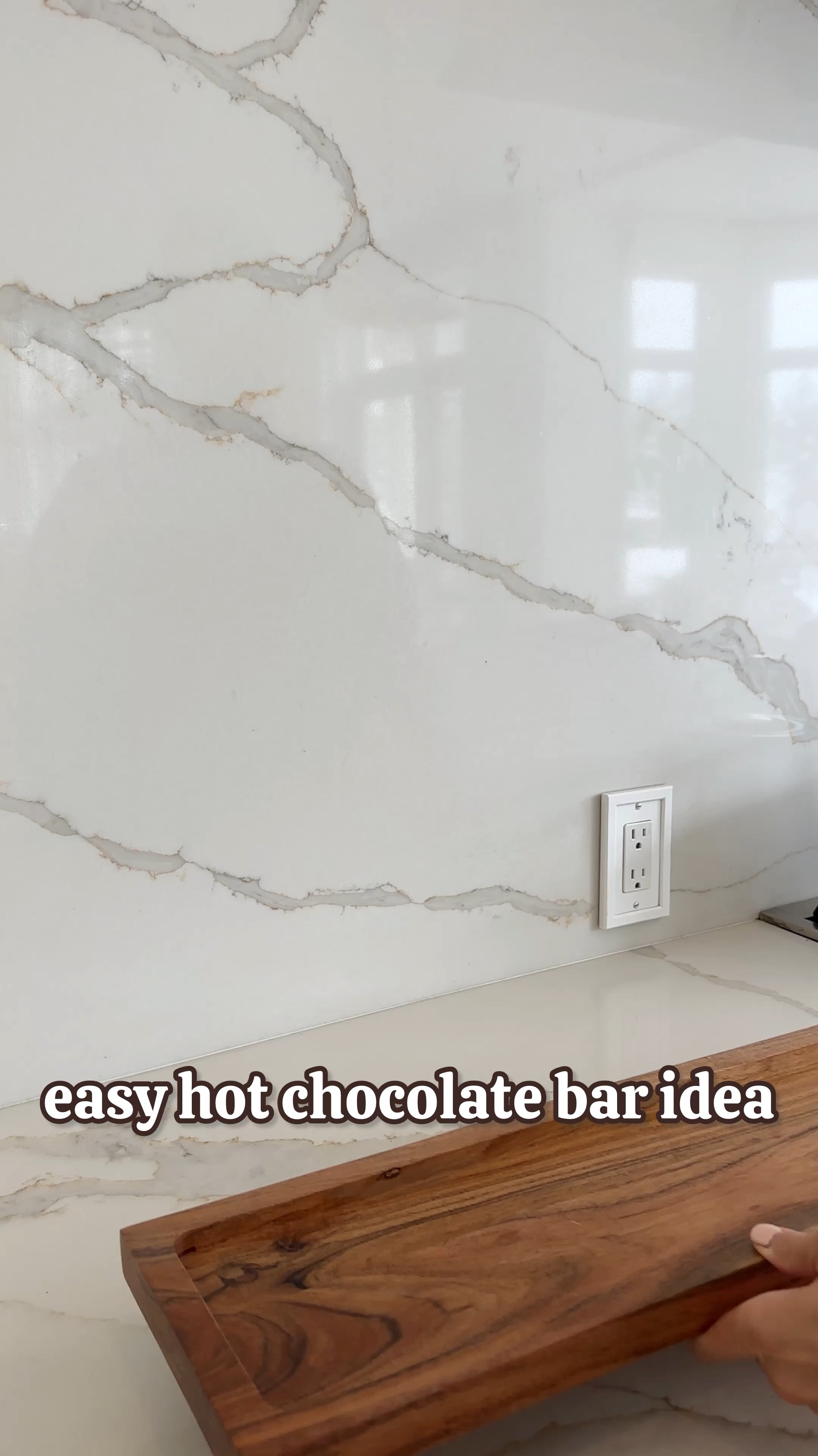 Easy hot chocolate bar idea! Canisters are form target, coffee mugs and gingerbread cookie jar are from
Walmart. 

Sarah Joy, Christmas decor, kitchen decor, holiday decor, hot cocoa, kids holiday 

#LTKHoliday #LTKFamily #LTKVideo