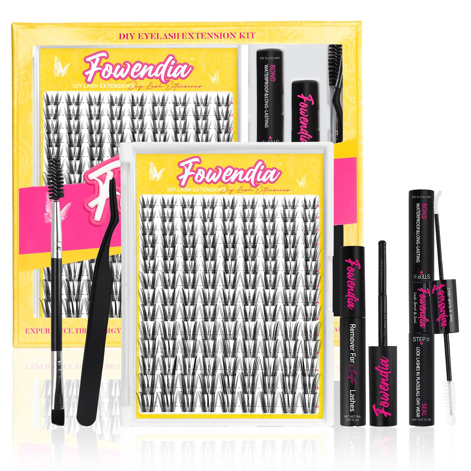 Wispy Lash Clusters 8-18mm Spike Eyelash Clusters D Curl DIY Lash Extension Spikes 0.03mm -Invisi... | Amazon (US)