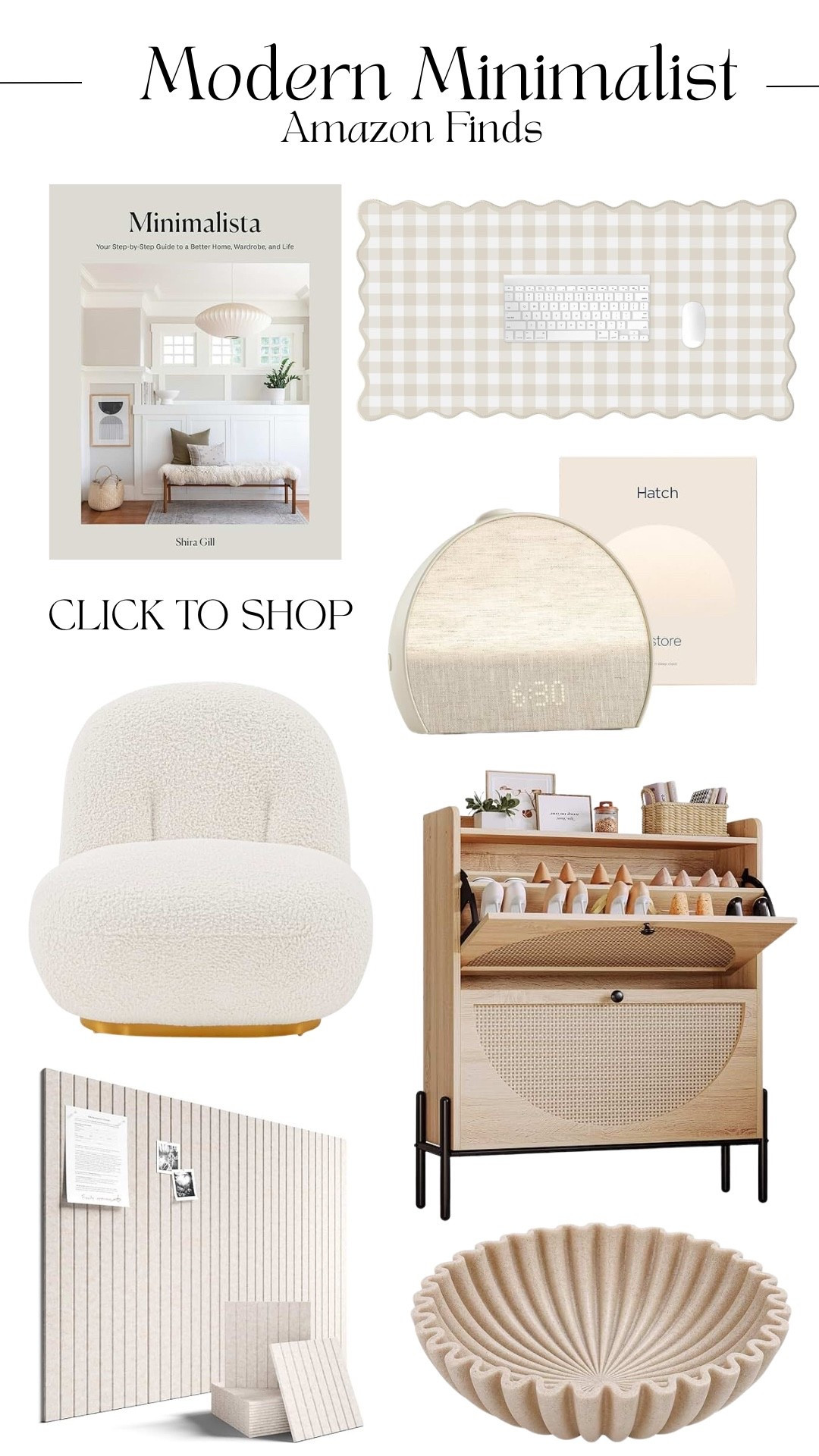 Modern, minimal, and made to blend seamlessly into your home. These Amazon finds keep things simple, functional, and timeless. Exactly the kind of pieces I love adding to a space. 🤍

modern home, minimalist decor, Amazon finds, neutral home, everyday essentials, home inspiration

#LTKHome