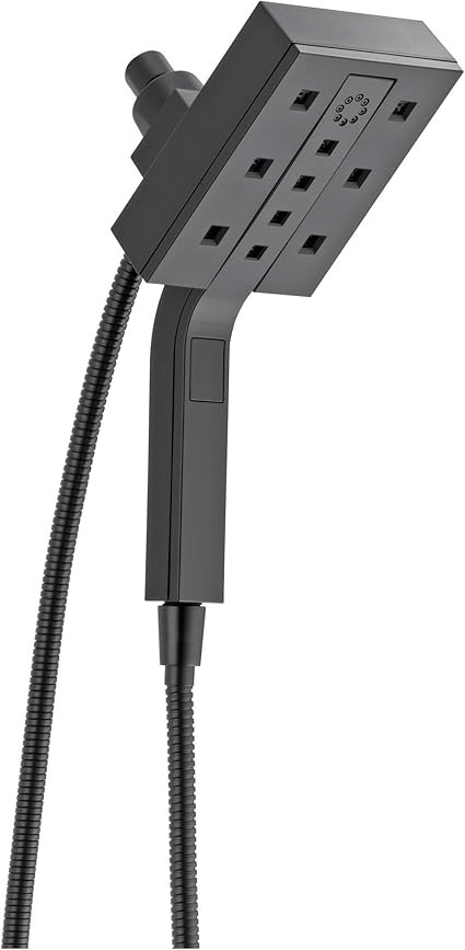 Delta Faucet 4-Spray Touch-Clean H2Okinetic In2ition 2-in-1 Dual Hand Held Shower Head with Hose ... | Amazon (US)