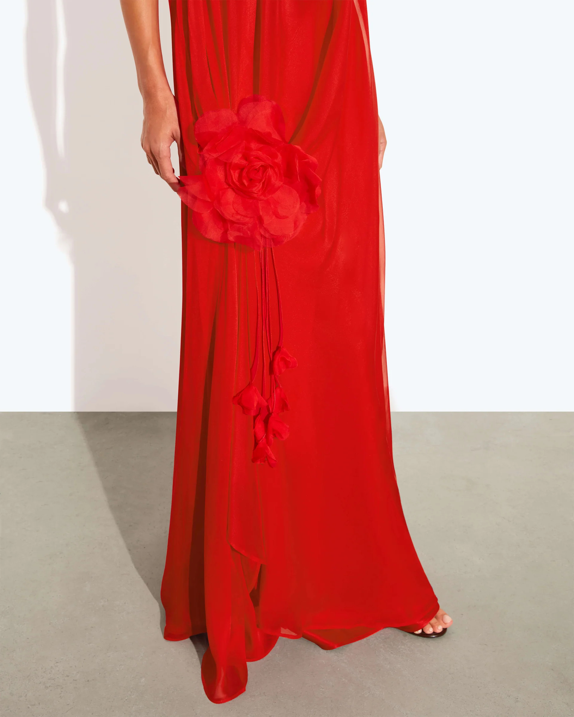 HIBISCUS DRESS RED | Rat & Boa