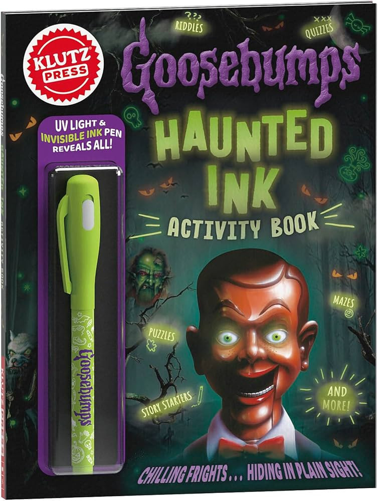 Goosebumps Haunted Ink Activity Book | Amazon (US)