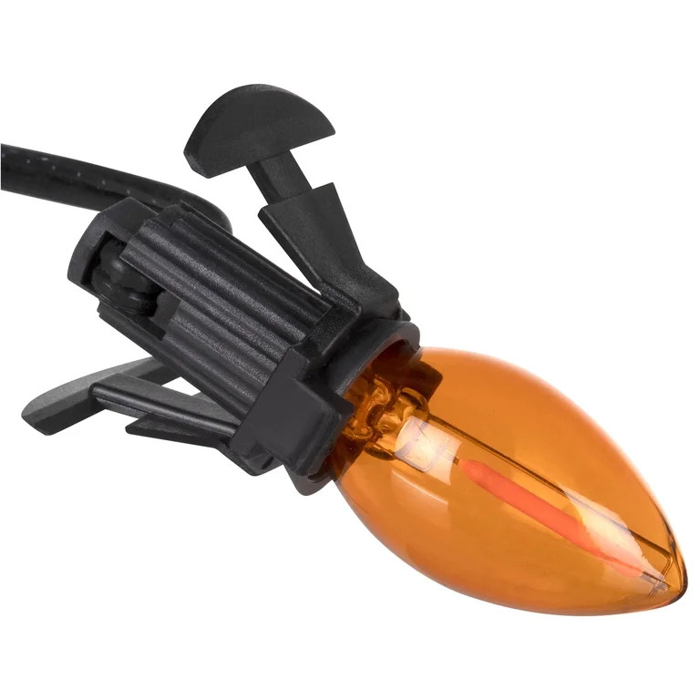 Light-Up Woven Jack-o'-Lantern Decoration, Black, 12", Halloween by Way To Celebrate | Walmart (US)