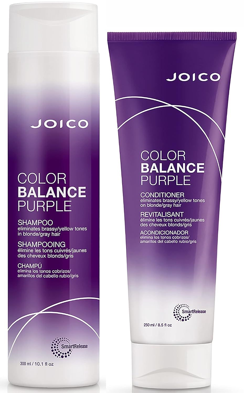 Joico Color Balance Purple Shampoo & Conditioner Set, Eliminate Brassy and Yellow tones, for Cool... | Amazon (US)