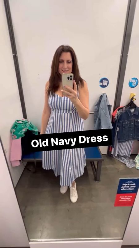 This linen dress is from Old Navy. It comes in a bunch of colors and sizes. I added a denim jacket for those cooler days and nights. 💙

#LTKfindsunder50