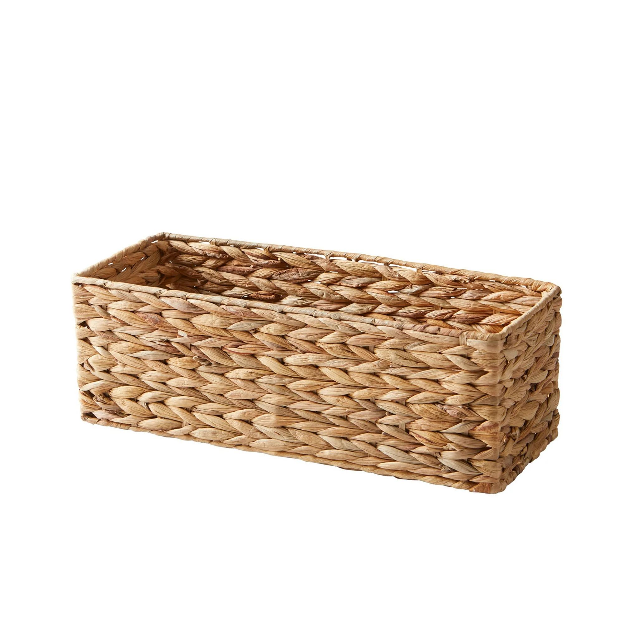 Better Homes & Gardens Hyacinth Organizer Basket, Brown | Walmart (US)