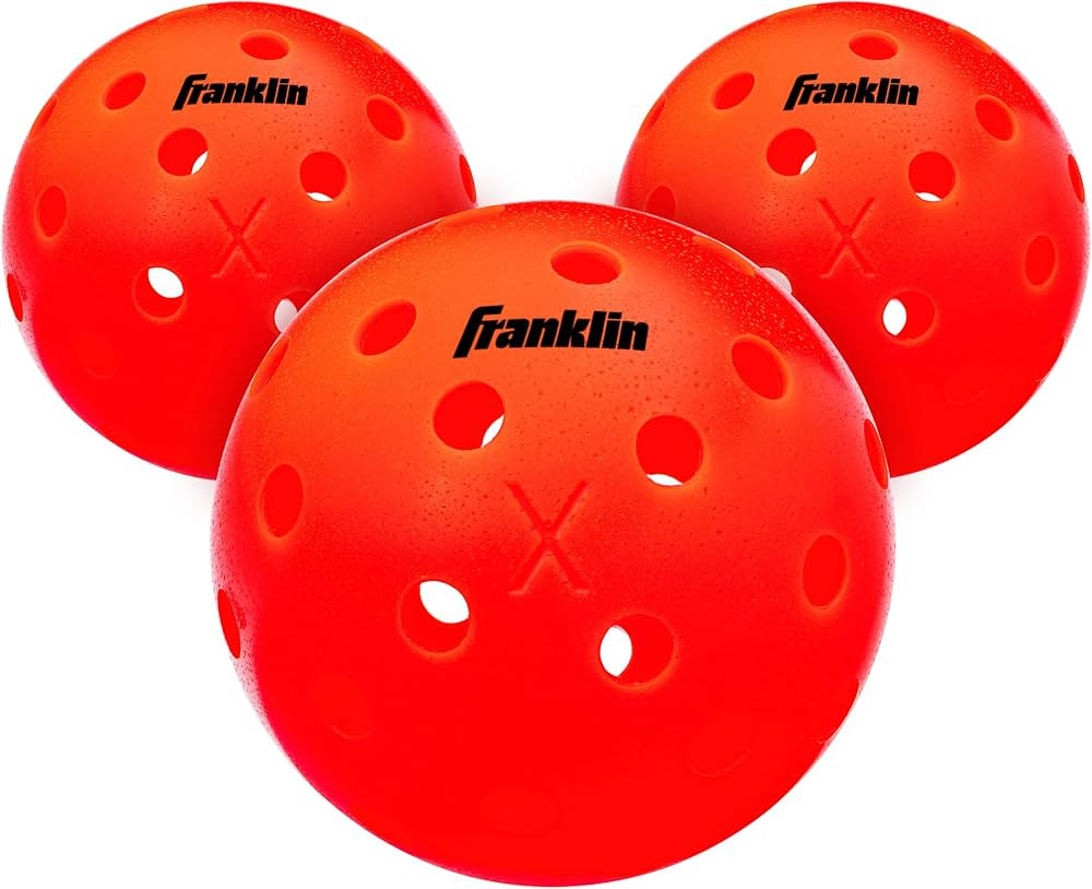 Franklin Sports X-40 Outdoor Pickleballs - Official Ball of USA Pickleball, APP Tour + US Open - ... | Amazon (US)