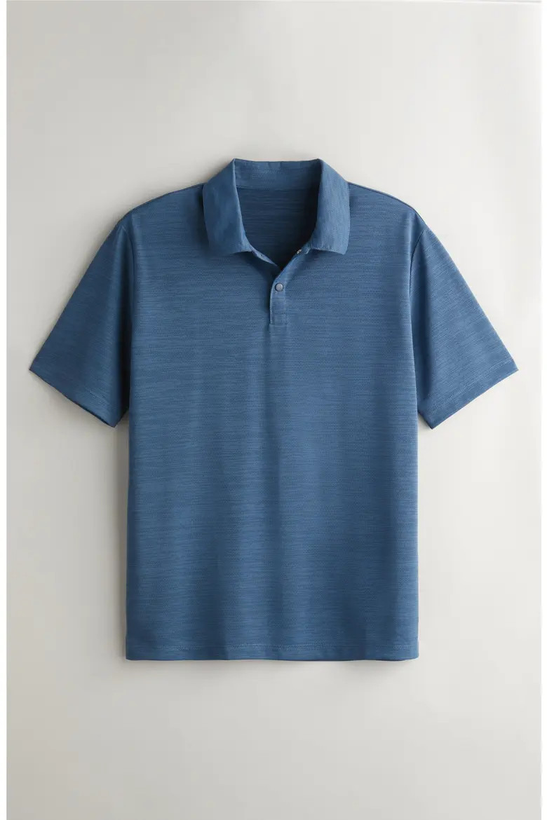 Kids' Mélange Piqué Knit Performance Polo (Men) | Nordstrom | Nordstrom