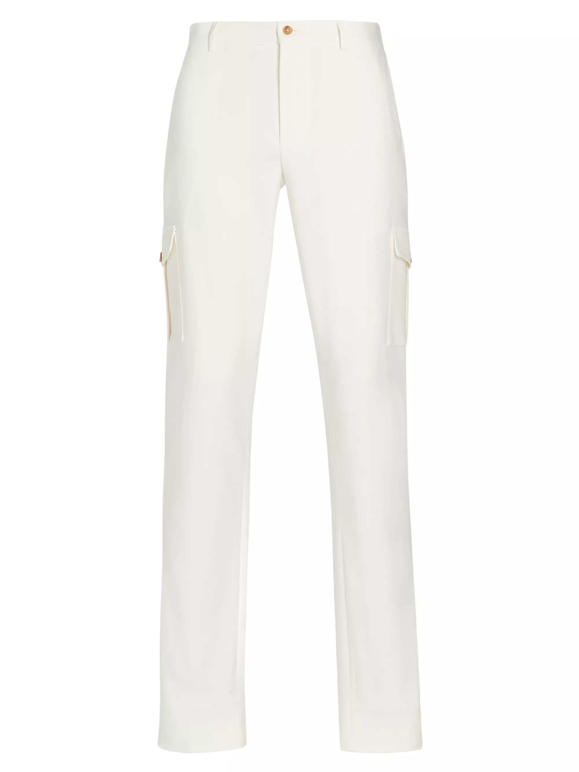 Shop Saks Fifth Avenue COLLECTION Cotton-Blend Slim-Fit Cargo Pants | Saks Fifth Avenue | Saks Fifth Avenue