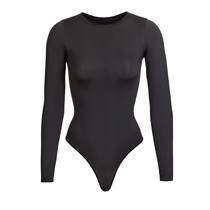 ESSENTIAL CREW NECK LONG SLEEVE BODYSUIT | SKIMS (US)